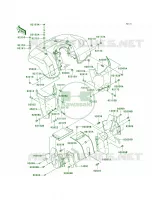 Front Fenders pour Kawasaki Brute Force 650 4x4 Hardwoods Green HD 2009