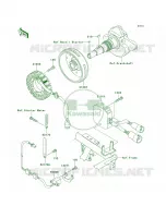 Generator pour Kawasaki Brute Force 650 4x4 Hardwoods Green HD 2009