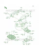 Guards pour Kawasaki Brute Force 650 4x4 Hardwoods Green HD 2009