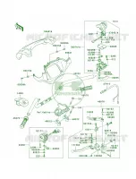 Handlebar pour Kawasaki Brute Force 650 4x4 Hardwoods Green HD 2009