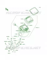 Meters pour Kawasaki Brute Force 650 4x4 Hardwoods Green HD 2009