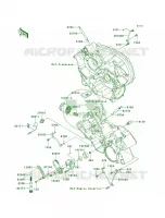 Oil PumpOil Filter pour Kawasaki Brute Force 650 4x4 Hardwoods Green HD 2009