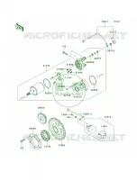 Starter MotorE9F pour Kawasaki Brute Force 650 4x4 Hardwoods Green HD 2009