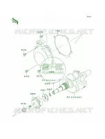 Recoil Starter VF650AE640351 pour Kawasaki Brute Force 650 4x4i Hardwoods Green HD 2009