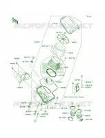 Air Cleaner pour Kawasaki Brute Force 650 4x4i 2008