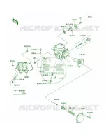 Carburetor Parts pour Kawasaki Brute Force 650 4x4i 2008
