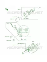 Crankshaft pour Kawasaki Brute Force 650 4x4i 2008