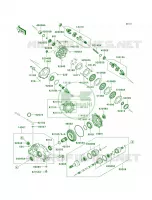 Drive Shaft Rear pour Kawasaki Brute Force 650 4x4i 2008