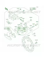 Front Brake pour Kawasaki Brute Force 650 4x4i 2008