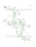 Shock Absorbers pour Kawasaki Brute Force 650 4x4i 2008