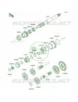 Transmission pour Kawasaki Brute Force 650 4x4i 2008