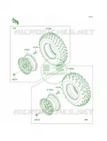 WheelsTires pour Kawasaki Brute Force 650 4x4i 2008