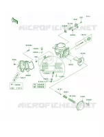Carburetor Parts pour Kawasaki Brute Force 750 4x4i 2007