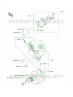 Crankshaft pour Kawasaki Brute Force 750 4x4i 2007