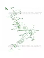 CylinderPistons pour Kawasaki Brute Force 750 4x4i 2007
