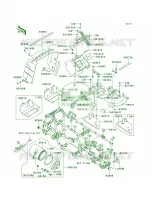 Frame Fittings pour Kawasaki Brute Force 750 4x4i 2007