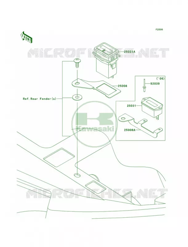 Meters Kawasaki QUAD 360 2006 Prairie 360  KVF360B6F