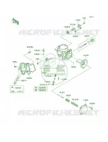 Carburetor Parts pour Kawasaki Brute Force 750 4x4i 2006