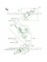 Crankshaft pour Kawasaki Brute Force 750 4x4i 2006