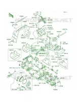 Frame Fittings pour Kawasaki Brute Force 750 4x4i 2006