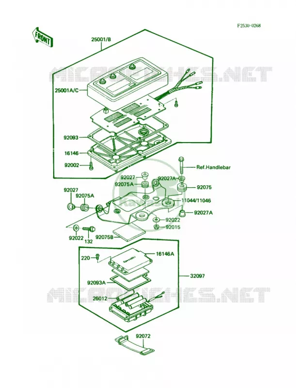 Meters Kawasaki MOTOS 200 1987 KDX200  KDX200-C2