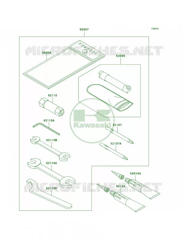 Owner's Tools Kawasaki QUAD 360 2003 Prairie 360 4X4  KVF360-A1