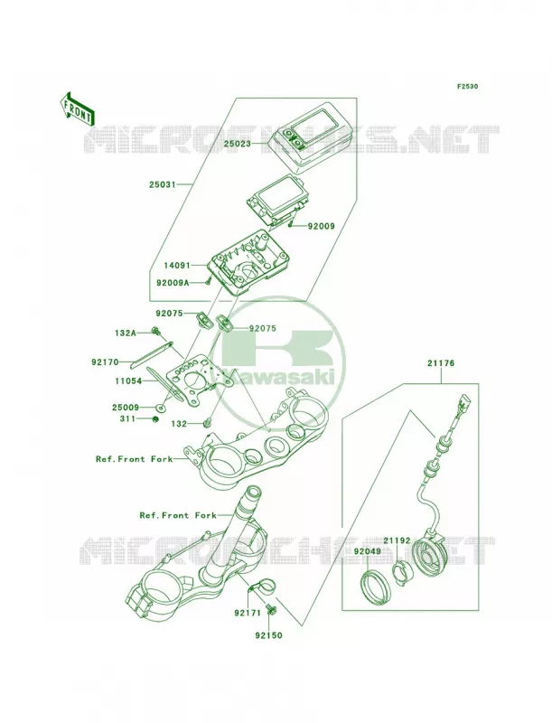 Meters Kawasaki MOTOS 450 2013 KLX450R  KLX450ADF