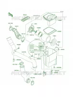 Air Cleaner pour Kawasaki Bayou 300 4X4 2001