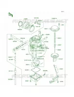 Carburetor pour Kawasaki Bayou 300 4X4 2001