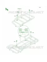 Carriers pour Kawasaki Bayou 300 4X4 2001