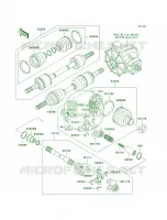 Drive ShaftFront pour Kawasaki Bayou 300 4X4 2001