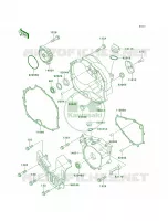 Engine Covers pour Kawasaki Bayou 300 4X4 2001