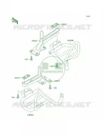 Footrests pour Kawasaki Bayou 300 4X4 2001