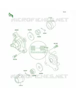 Front Hub pour Kawasaki Bayou 300 4X4 2001