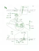 Fuel Tank pour Kawasaki Bayou 300 4X4 2001