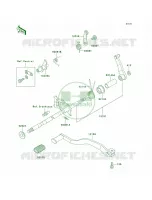 Gear Change Mechanism pour Kawasaki Bayou 300 4X4 2001
