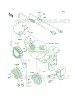 Generator pour Kawasaki Bayou 300 4X4 2001