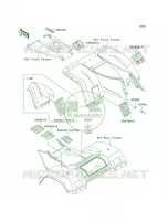 Labels pour Kawasaki Bayou 300 4X4 2001