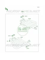 Optional PartsFootrests pour Kawasaki Bayou 300 4X4 2001
