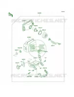 Optional PartsHeadlight pour Kawasaki Bayou 300 4X4 2001