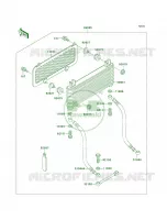Optional PartsRadiator pour Kawasaki Bayou 300 4X4 2001