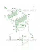 Radiator pour Kawasaki Bayou 300 4X4 2001