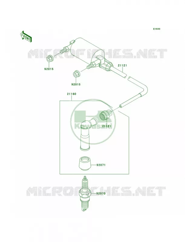 Ignition System Kawasaki QUAD 300 2000 Lakota 300  KEF300-A6