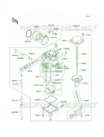 Carburetor pour Kawasaki Bayou 300 1999