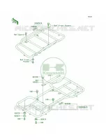 Carriers pour Kawasaki Bayou 300 1999