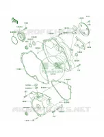 Engine Covers pour Kawasaki Bayou 300 1999