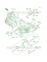 Frame Fittings pour Kawasaki Bayou 300 1999
