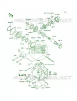 Front Bevel Gear pour Kawasaki Bayou 300 1999