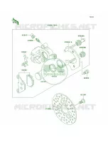 Front Brake pour Kawasaki Bayou 300 1999