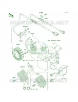 Generator pour Kawasaki Bayou 300 1999